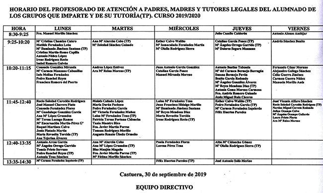 Atencion a padres WEB