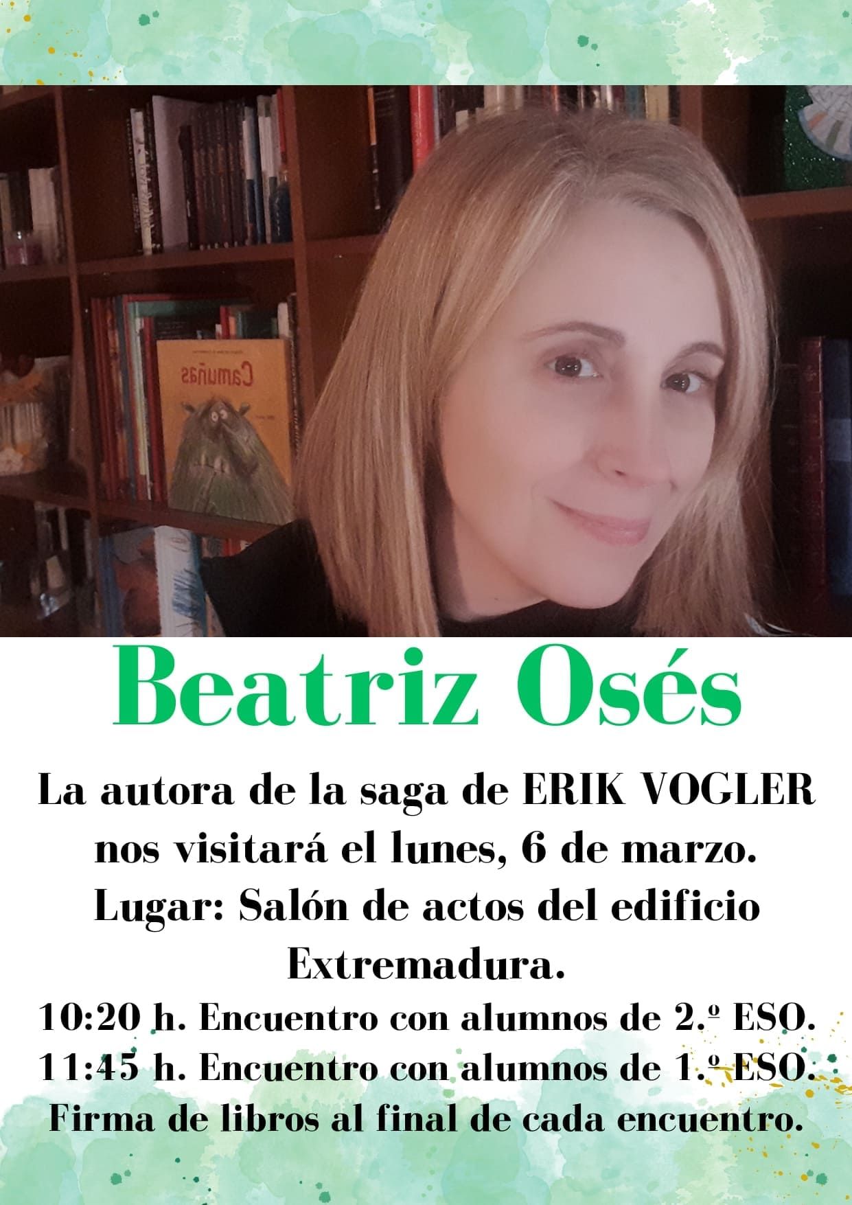 Cartel Beatriz Osés menos peso 1
